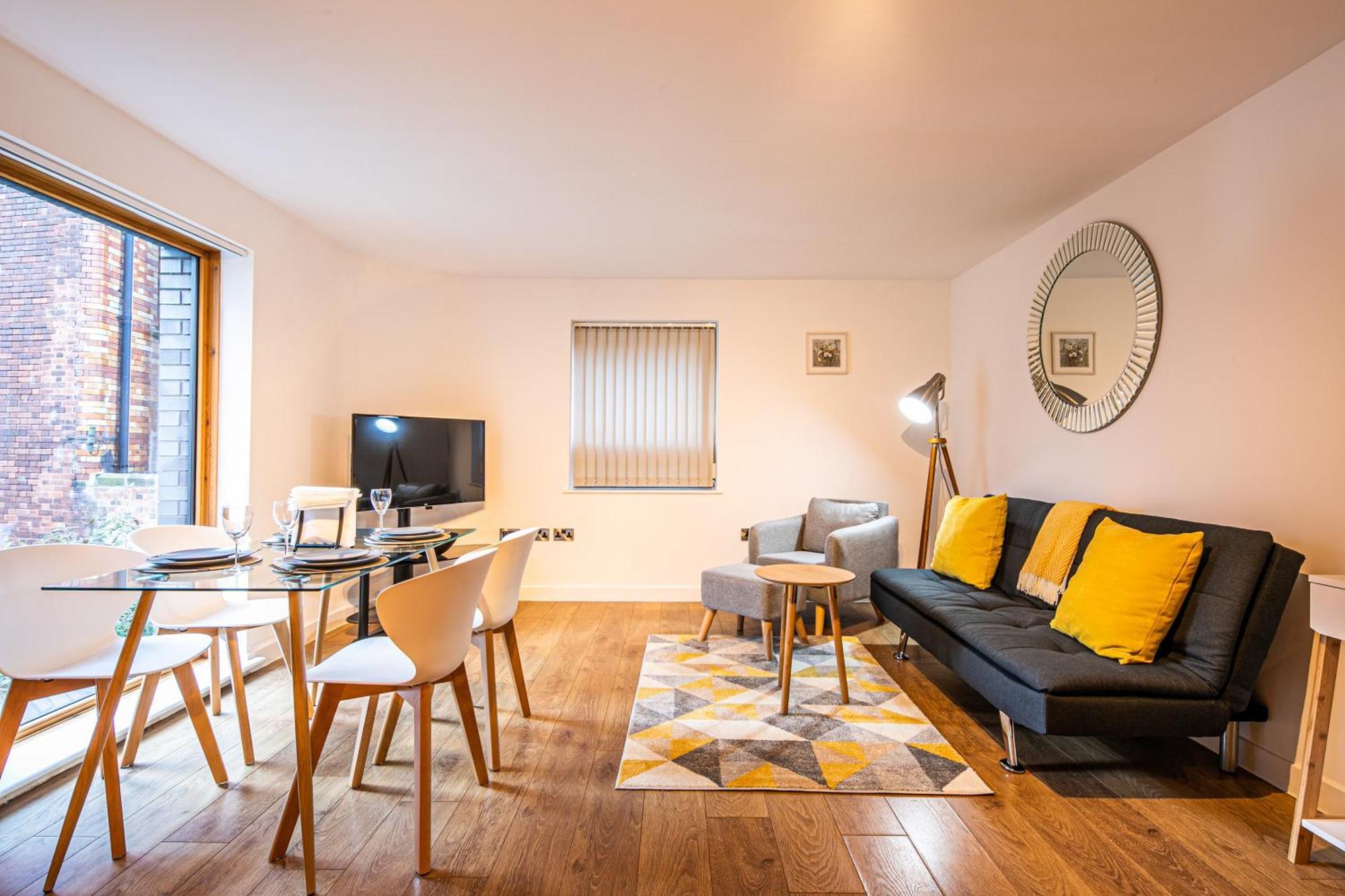 Stylish 2 Bed Apt 18 - City Centre, Free Parking, Espresso Machine & Netflix - Hosted By Stay Host Save Sheffield Zewnętrze zdjęcie